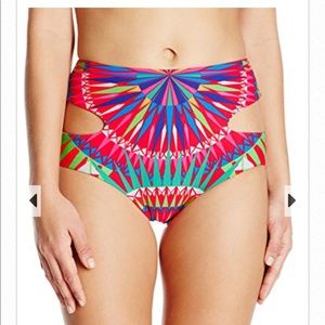 Mara Hoffman reversible cutout high waist bottom